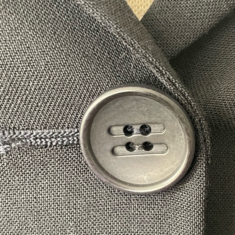 Max Mara Black Classic 3-Button Patch Pocket Jack… - image 8